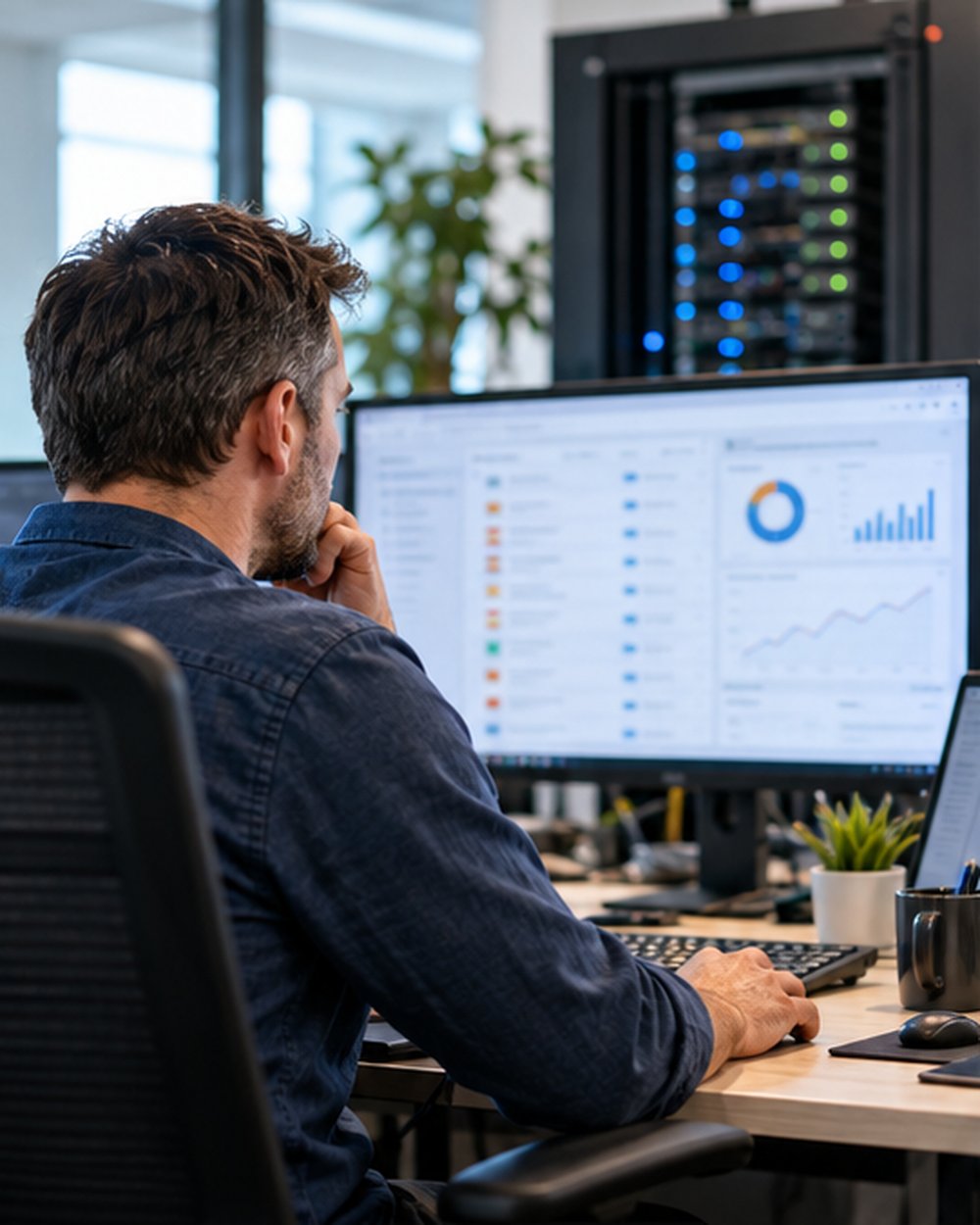 Stanowisko serwisu IT — helpdesk i monitoring infrastruktury