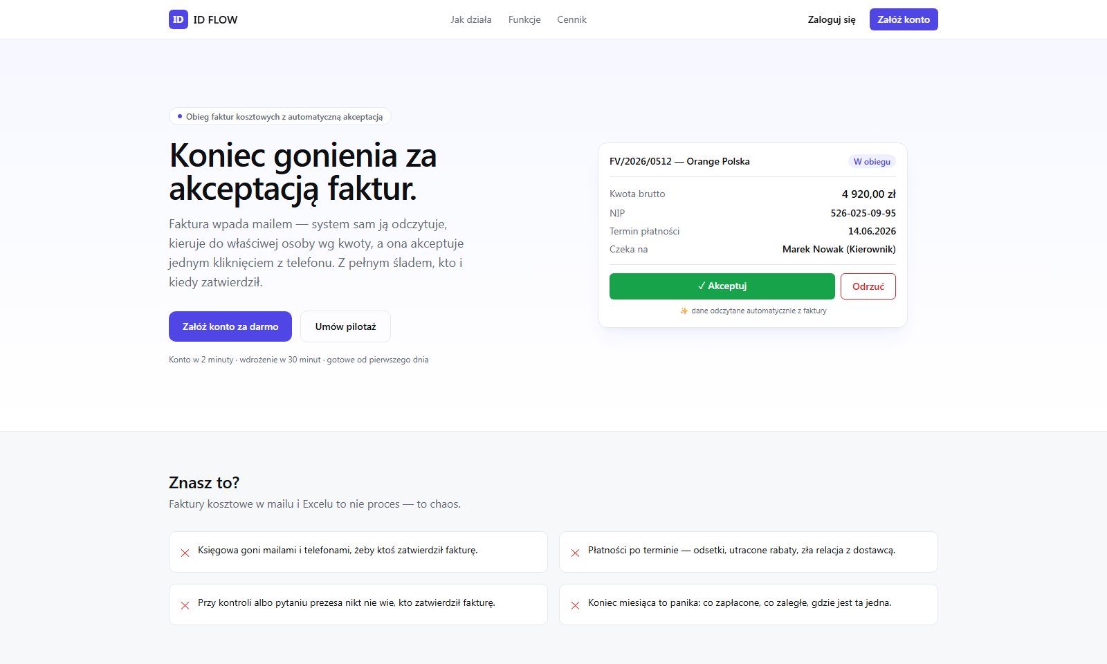ID Flow — elektroniczny obieg faktur