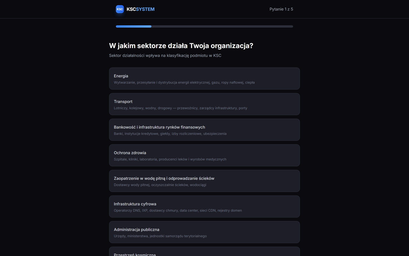 Analiza podlegania pod ustawę o KSC: pytanie o sektor działalności organizacji