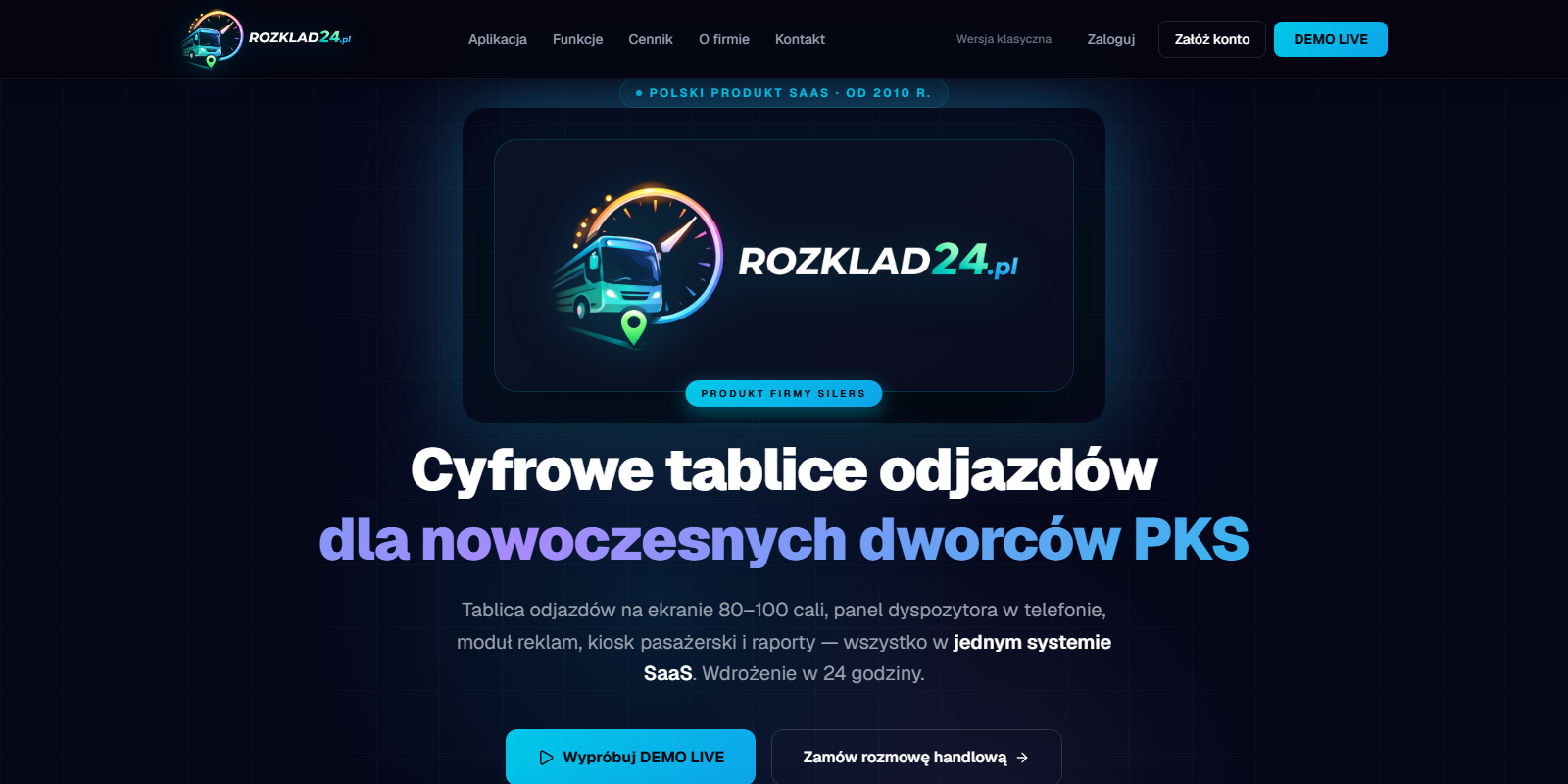 Rozkład24 — cyfrowe tablice odjazdów dla dworców PKS
